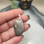 Obsidiana Plateada Colgante Plata I Poder - Claridad