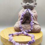 Pulsera Chip Lepidolita – Calma - Equilibrio - Liberación Emocional