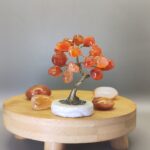 Árbol de Cornalina con Base de Pirita | Vitalidad – Prosperidad