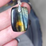 Colgante Ojo de Águila y Ojo de Tigre Plata | Claridad – Protección y Energía