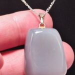 Colgante Plata Ágata | Equilibrio – Protección – Armonía