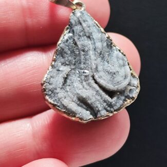 Colgante Plata Ágata Aura | Armonía – Alegría – Elevación