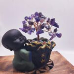 Budita con Árbol de Amatistas | Armonía – Protección – Energía Espiritual  -  Pieza ÚNICA