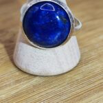 Anillo Ajustable de Lapislázuli en Plata | Sabiduría – Intuición