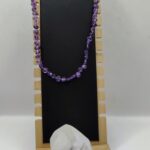 Collar de Amatista Corazón | Protección – Intuición – Equilibrio